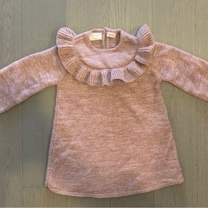 ZARA toddler Dusty Pink Sweater Dress